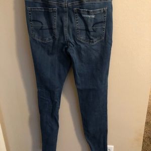 AE hi-rise blue jeans